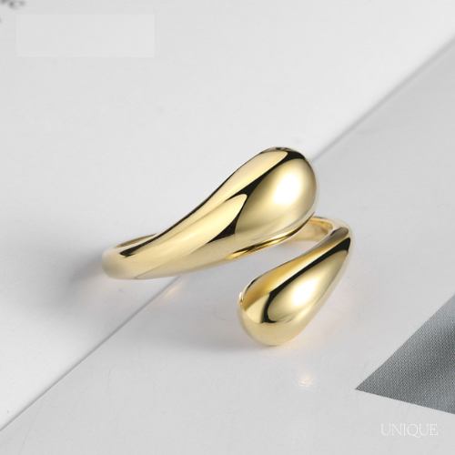 Anel Dourado Unique Velavue
