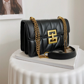 Bolsa de Ombro Detalhes Dourados Velavue