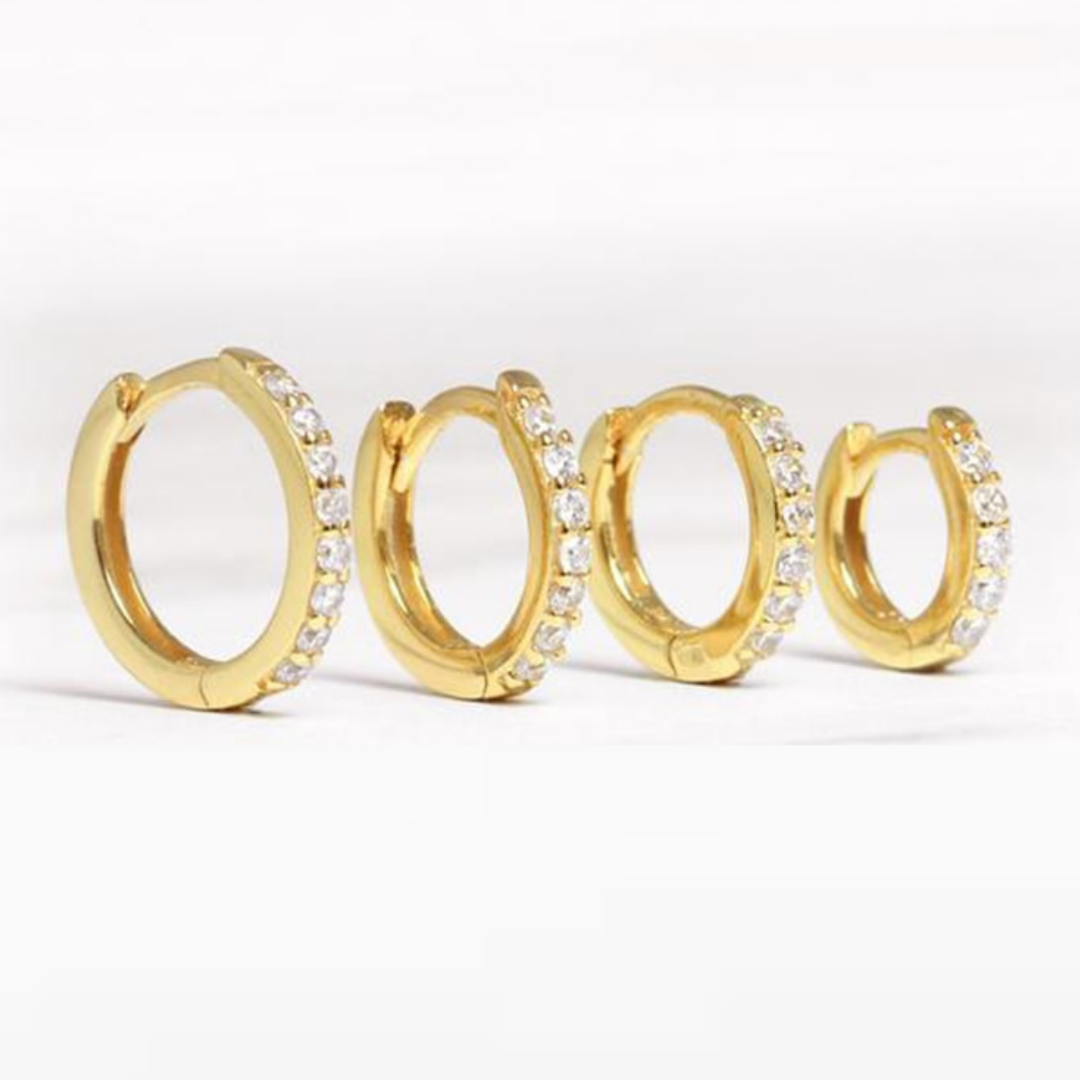 Argolinhas com Pedras de Zircônia Velavue