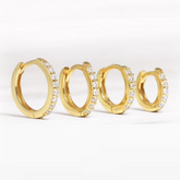 Argolinhas com Pedras de Zircônia Velavue