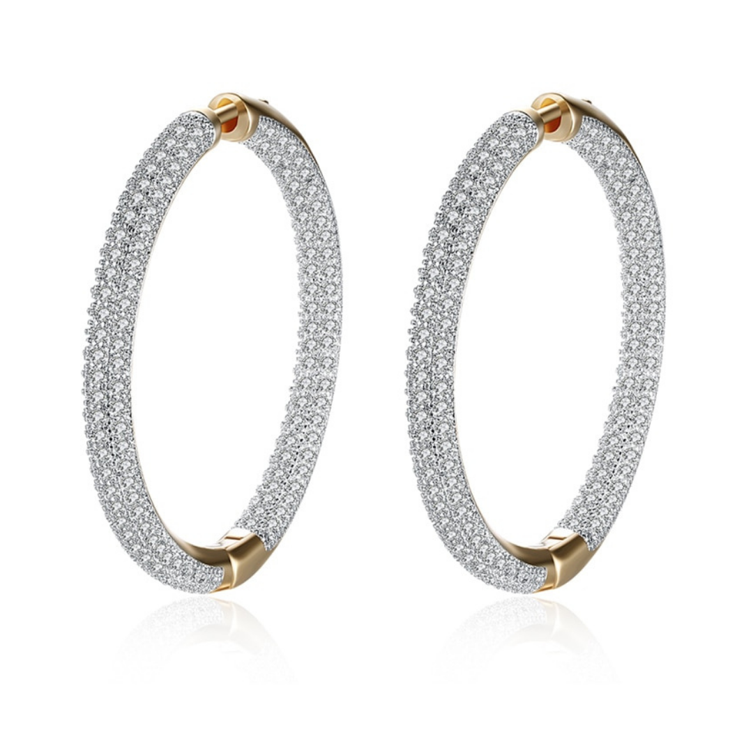 Brinco Argola Craveja Banhando a Ouro 18K Velavue
