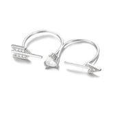 Anel Duplo Flecha com Cristal de Zircônia Velavue