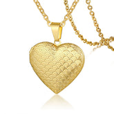 Colar com Pingente Coração com Foto Personalizada - Amor Eterno Velavue