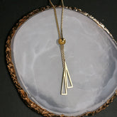 Colar Gravata Banhado a Ouro 18K Velavue