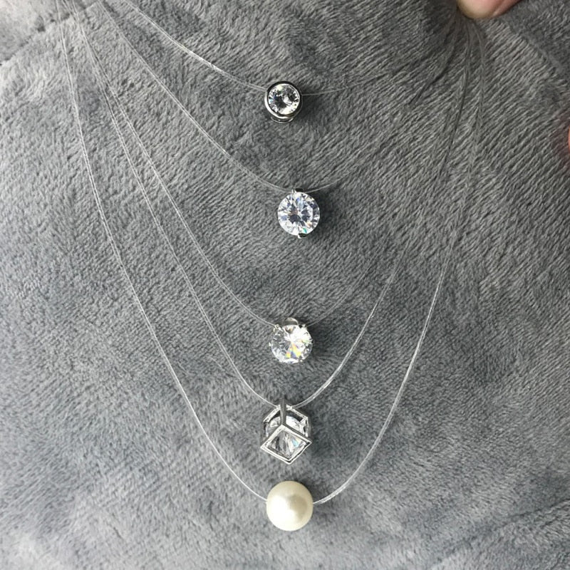 Colar Fio Ponto de Luz - Cristal de Zircônia Velavue