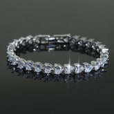 Pulseira Riviera Coração Cristais de Zircônia Velavue