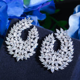 Brinco Riviera Cristais de Zirconia Cúbica Velavue