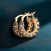 Brinco Argola com Cristais de Zircônia Velavue