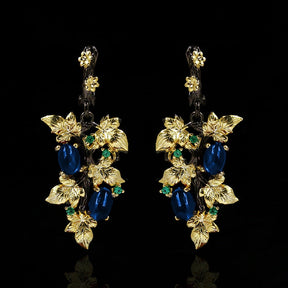 Brinco Jardim Florido com Cristais de Zircônia Velavue
