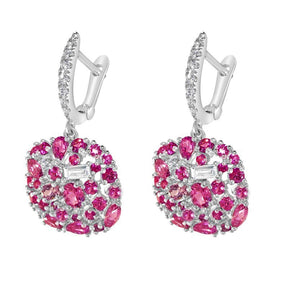 Brinco Cravejado com Zircônias Rose Velavue