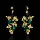 Brinco Jardim Florido com Cristais de Zircônia Velavue