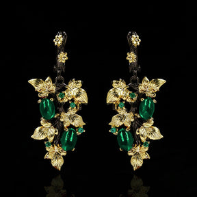 Brinco Jardim Florido com Cristais de Zircônia Velavue