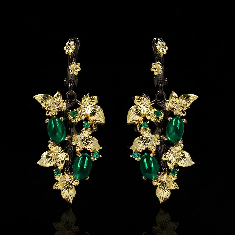 Brinco Jardim Florido com Cristais de Zircônia Velavue