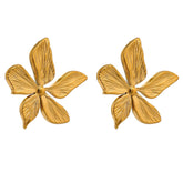 Brinco Flor Dourada Velavue
