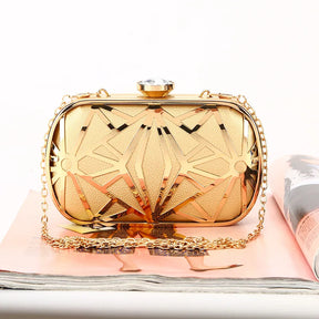 Bolsa Dourada de Luxe Velavue
