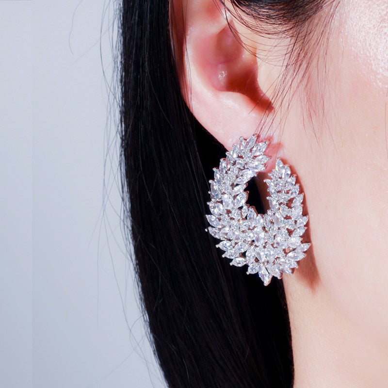 Brinco Riviera Cristais de Zirconia Cúbica Velavue