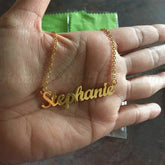 Colar Nome Personalizado Banhado a Ouro 18k Velavue