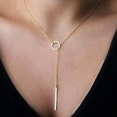 Colar Gravatinha Dourado Velavue