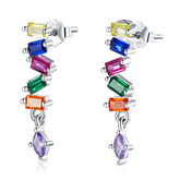 Brinco Longo Rainbow - Prata 925 Velavue