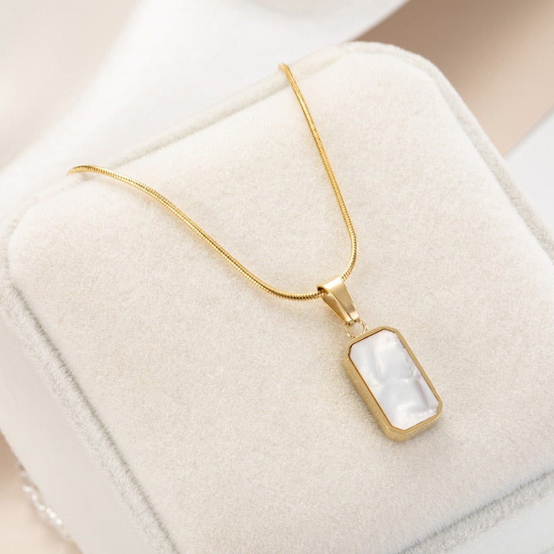 Colar Banhado a Ouro 18k Pingente Concha Velavue