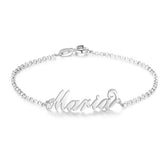 Pulseira de Prata Nome Personalizável Velavue