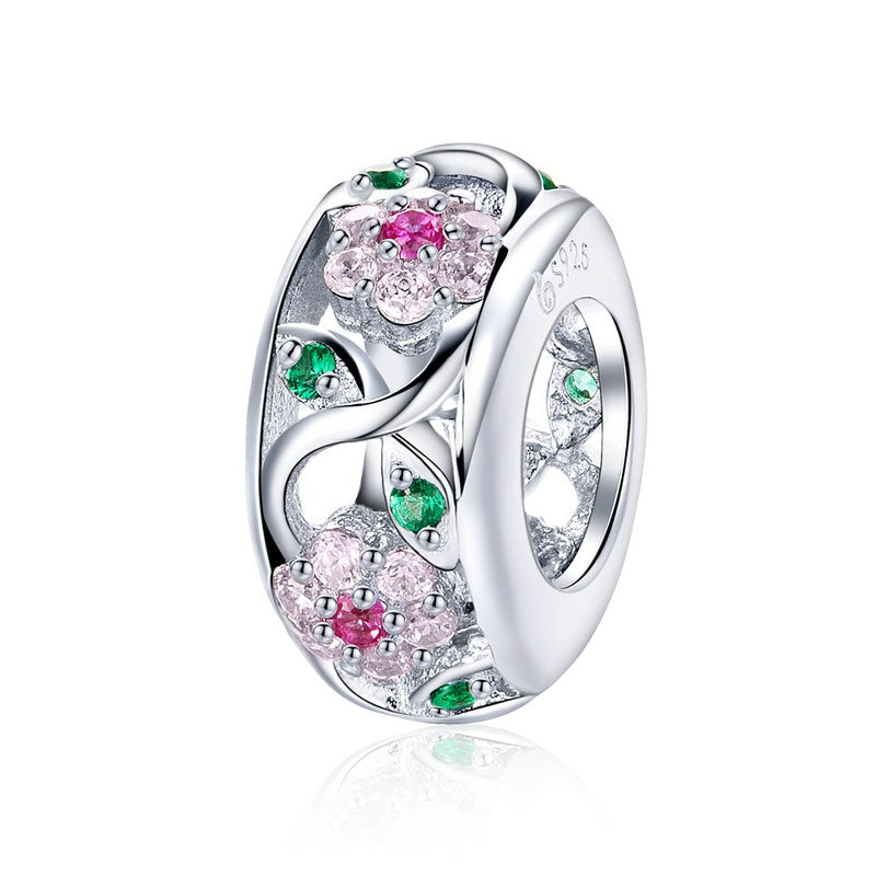 Berloque Jardim Florido - Prata 925 Velavue