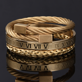 Pulseira Roman Royal Banhada a Ouro 18k Velavue