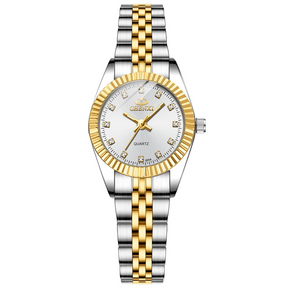 Relógio Feminino Banhado a Ouro 18k Original CHENXI Velavue