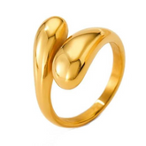 Anel Viena Banhado a Ouro 18k Velavue