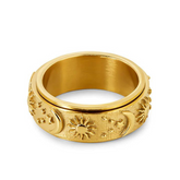 Anel Eclipse Banhado a Ouro 18K Velavue