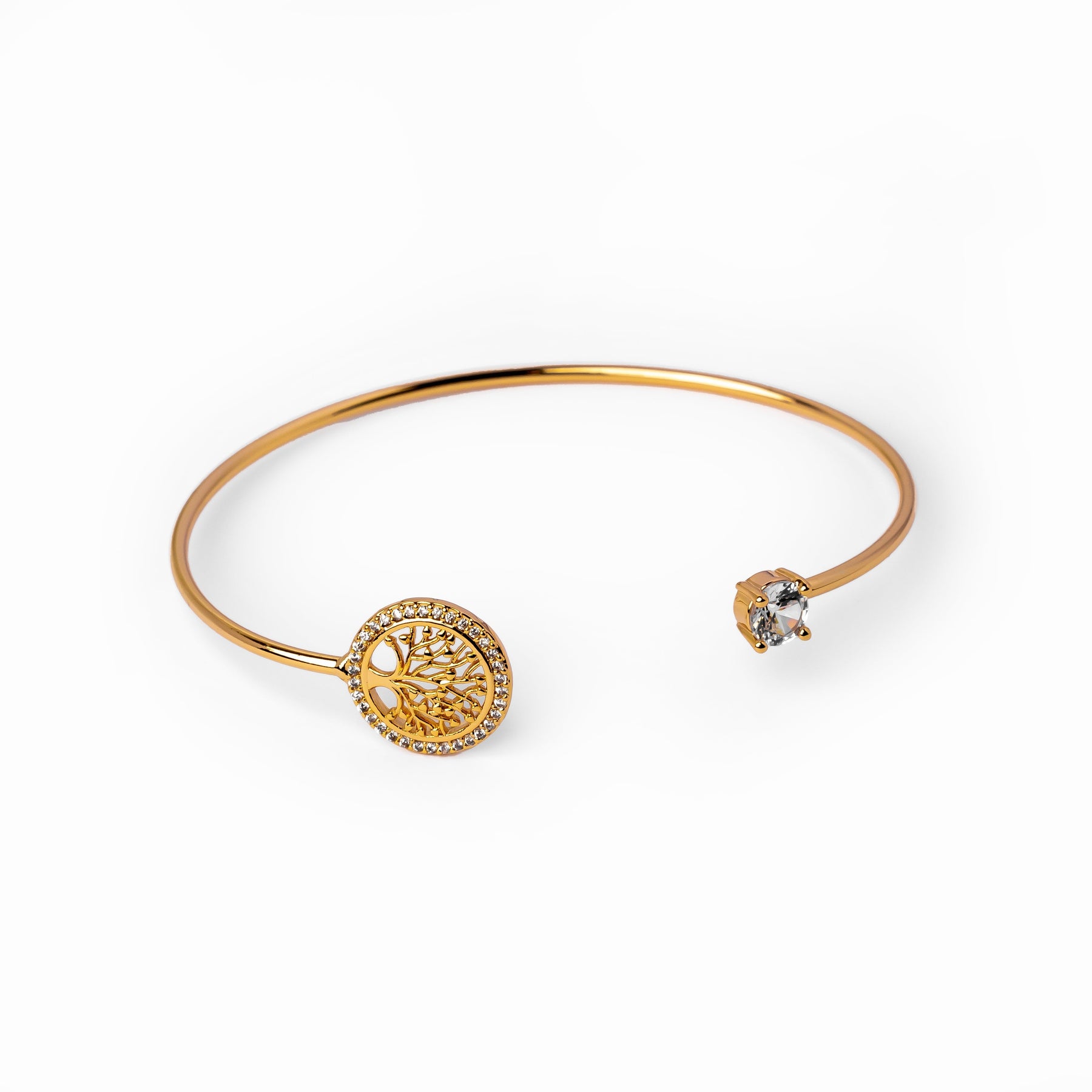 Bracelete Arvore de Vida Banhado a Ouro 18K Velavue