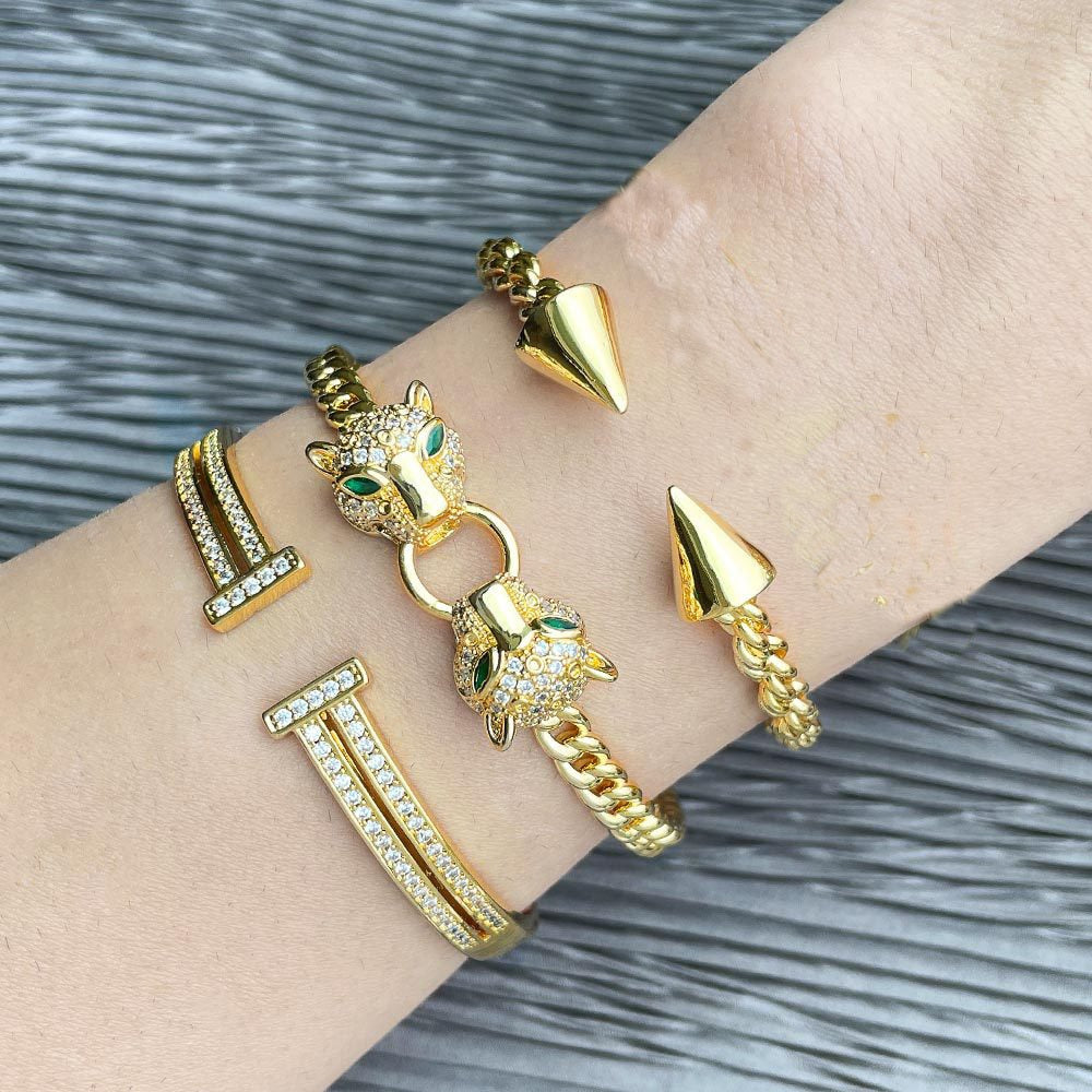 Conjunto Braceletes Jaguar Velavue
