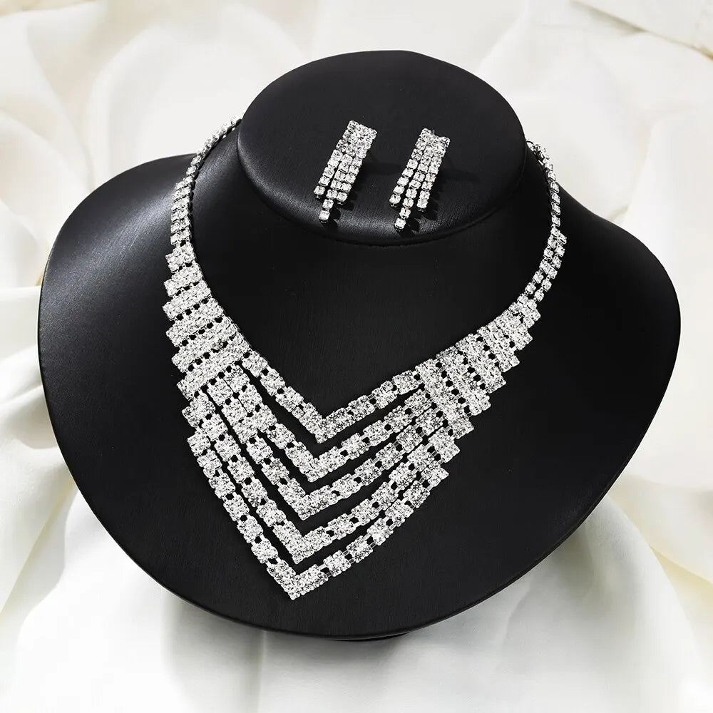 Conjunto Colar e Brincos Luxury Velavue