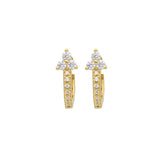 Conjunto Piercing Dourado com Cristais de Zircônia 3pçs Velavue