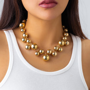 Colar Vintage Bolas de Luxo Velavue