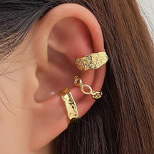 Conjunto 3 pçs Brincos Fakes Velavue