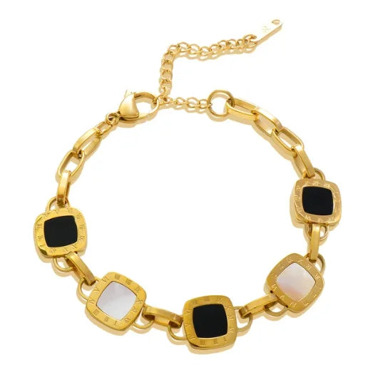 Pulseira Pingente Quadrado Velavue