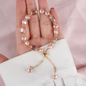 Pulseira de Pérolas de Água Doce Velavue