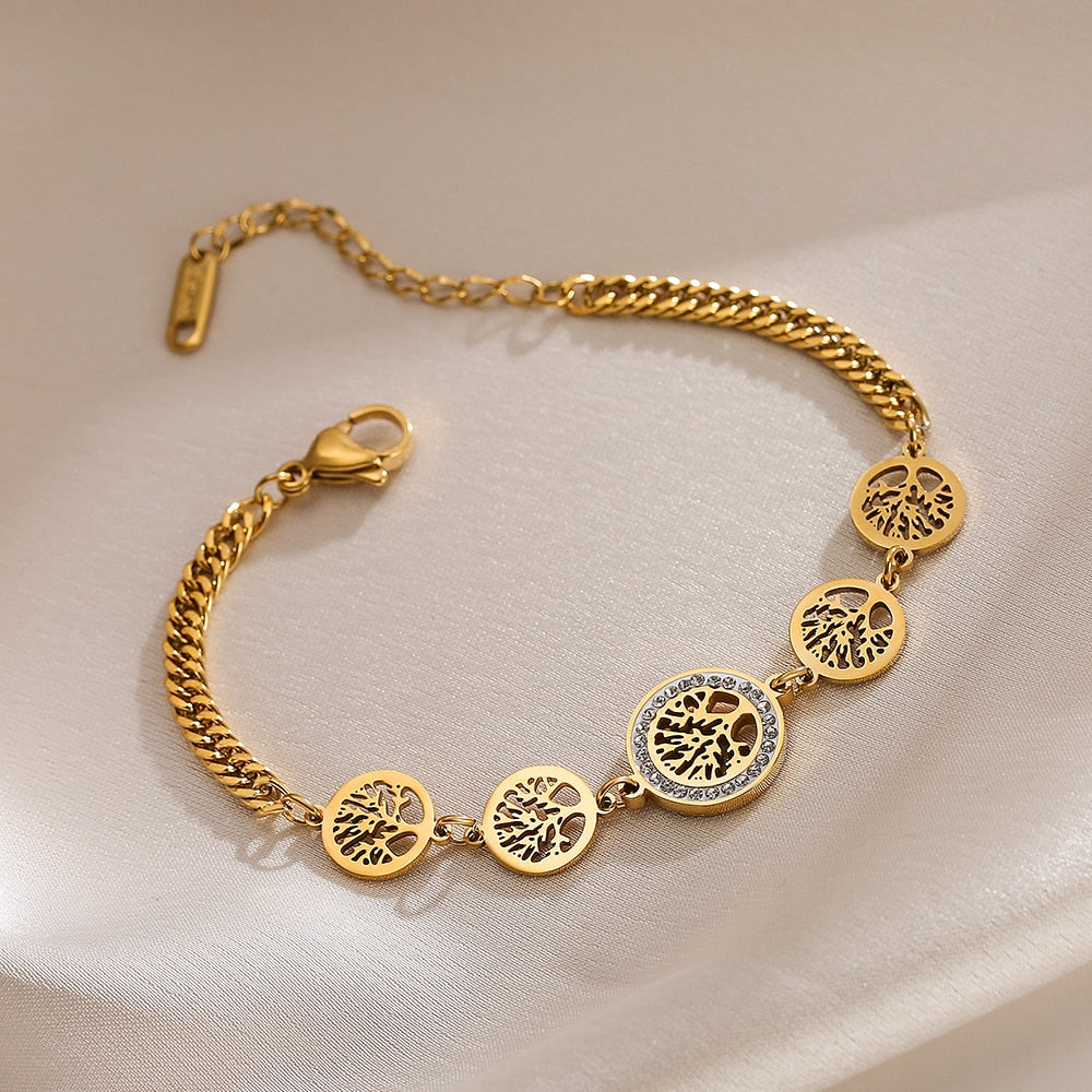 Pulseira Pingente Arvore da Vida Velavue