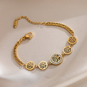 Pulseira Pingente Arvore da Vida Velavue