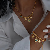 Conjunto Colar e Pulseira Nupcial Velavue