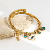 Pulseira Dourada Proteção Mau Olhado Velavue