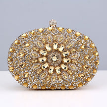 Bolsa Cravejada com Cristais Velavue