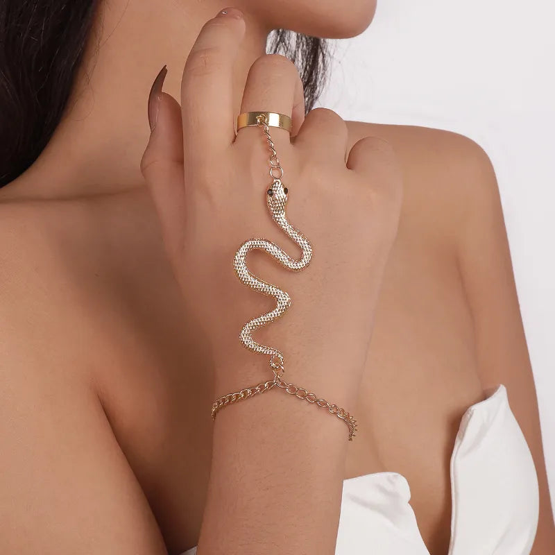 Pulseira com Anel Cobra Velavue