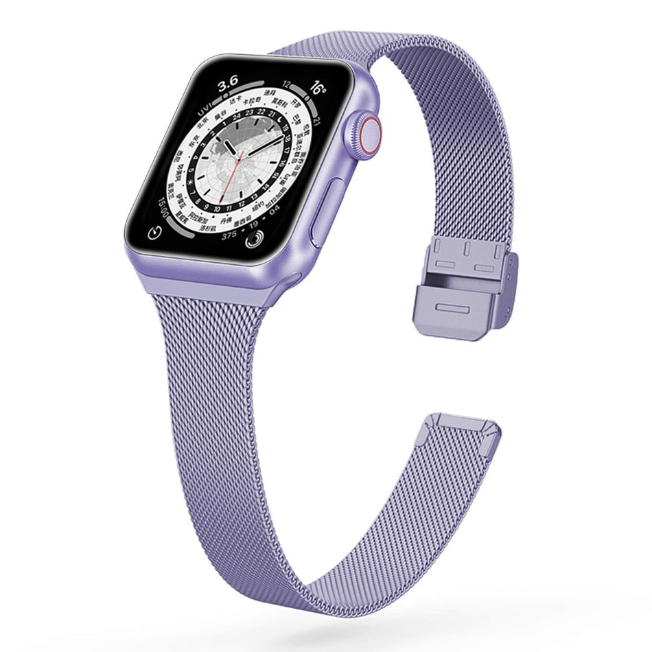 Pulseira de Metal Apple Watch Velavue