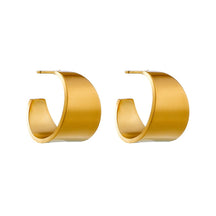 Brinco Meia Argola Dourado Velavue