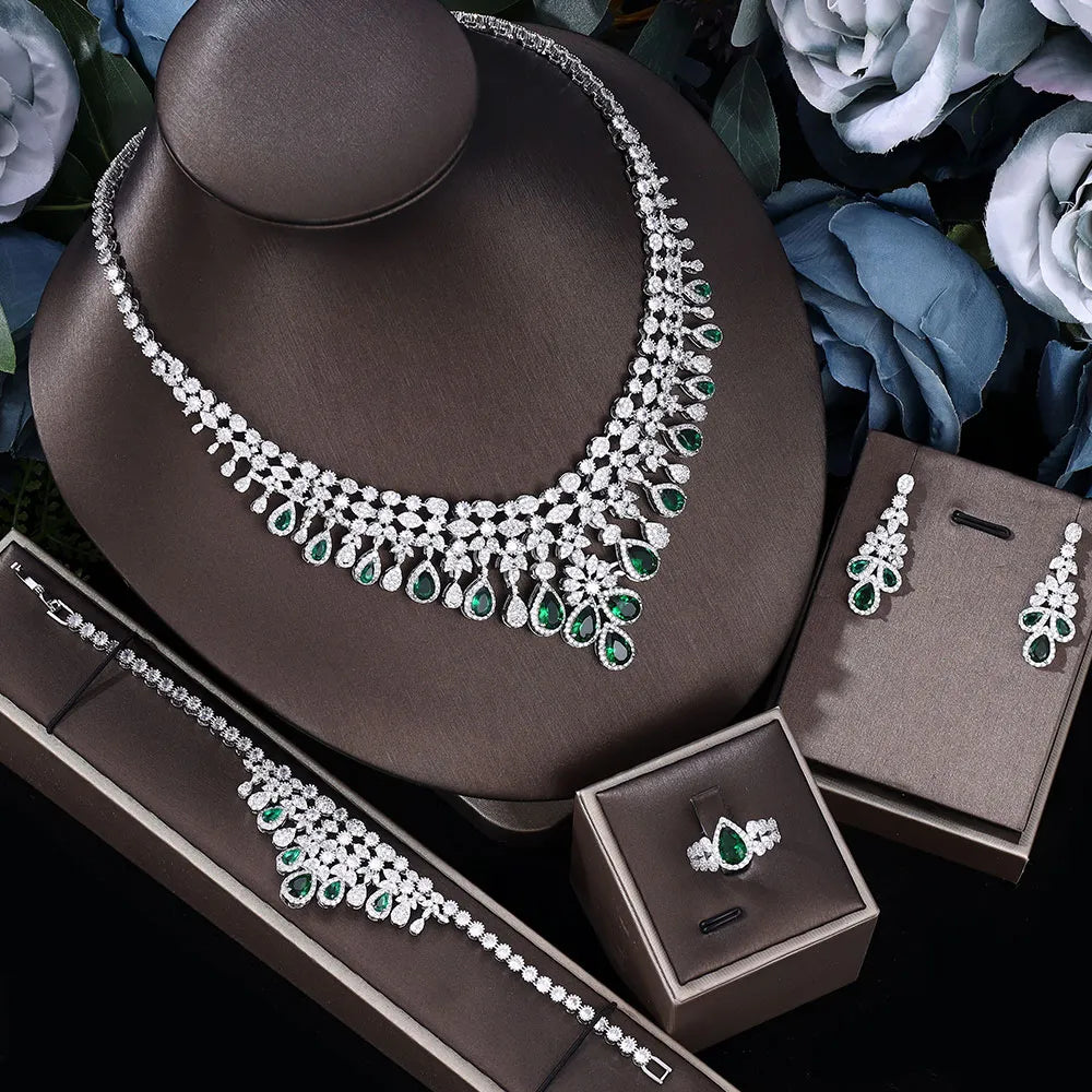 Conjunto Realeza Cravejado com Zircônia Velavue