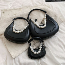 Bolsa Corrente com Pérolas Velavue