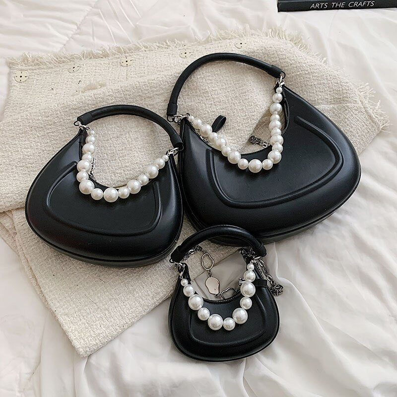 Bolsa Corrente com Pérolas Velavue