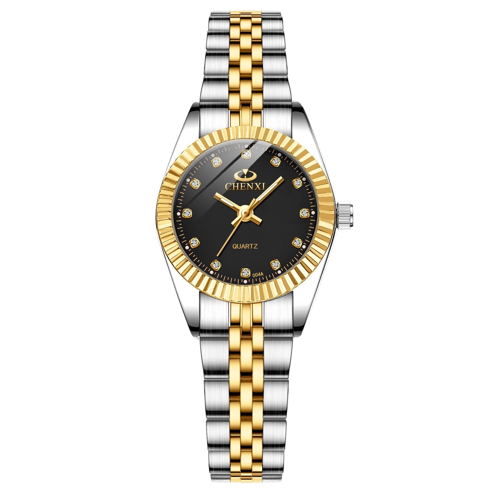 Relógio Feminino Banhado a Ouro 18k Original CHENXI Velavue